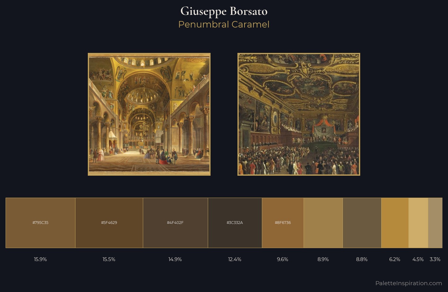 Giuseppe Borsato Palette 3 — Penumbral Caramel