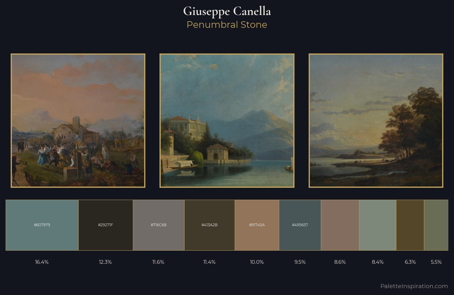 Giuseppe Canella Palette 3 — Penumbral Stone