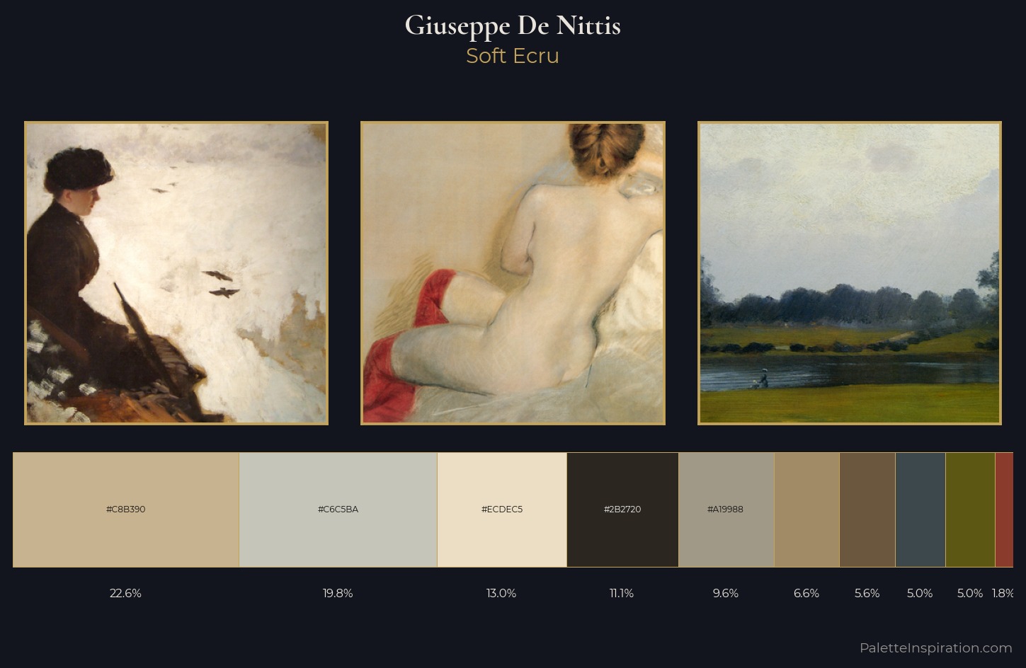 Giuseppe De Nittis Palette 5 — Soft Ecru