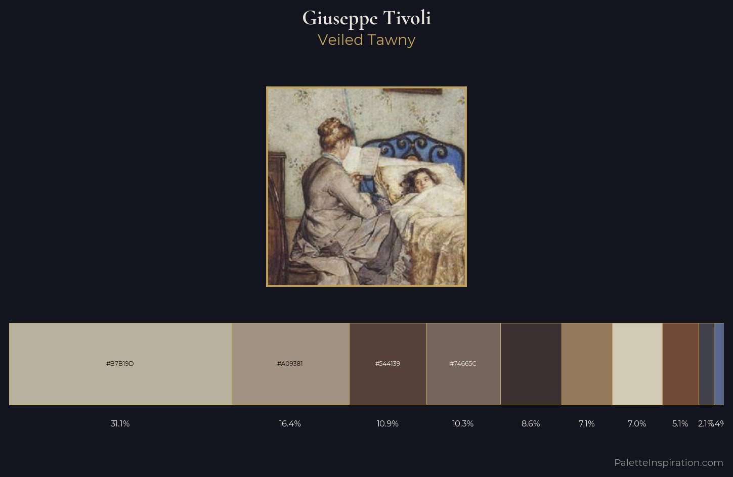 Giuseppe Tivoli Palette 1 — Veiled Tawny