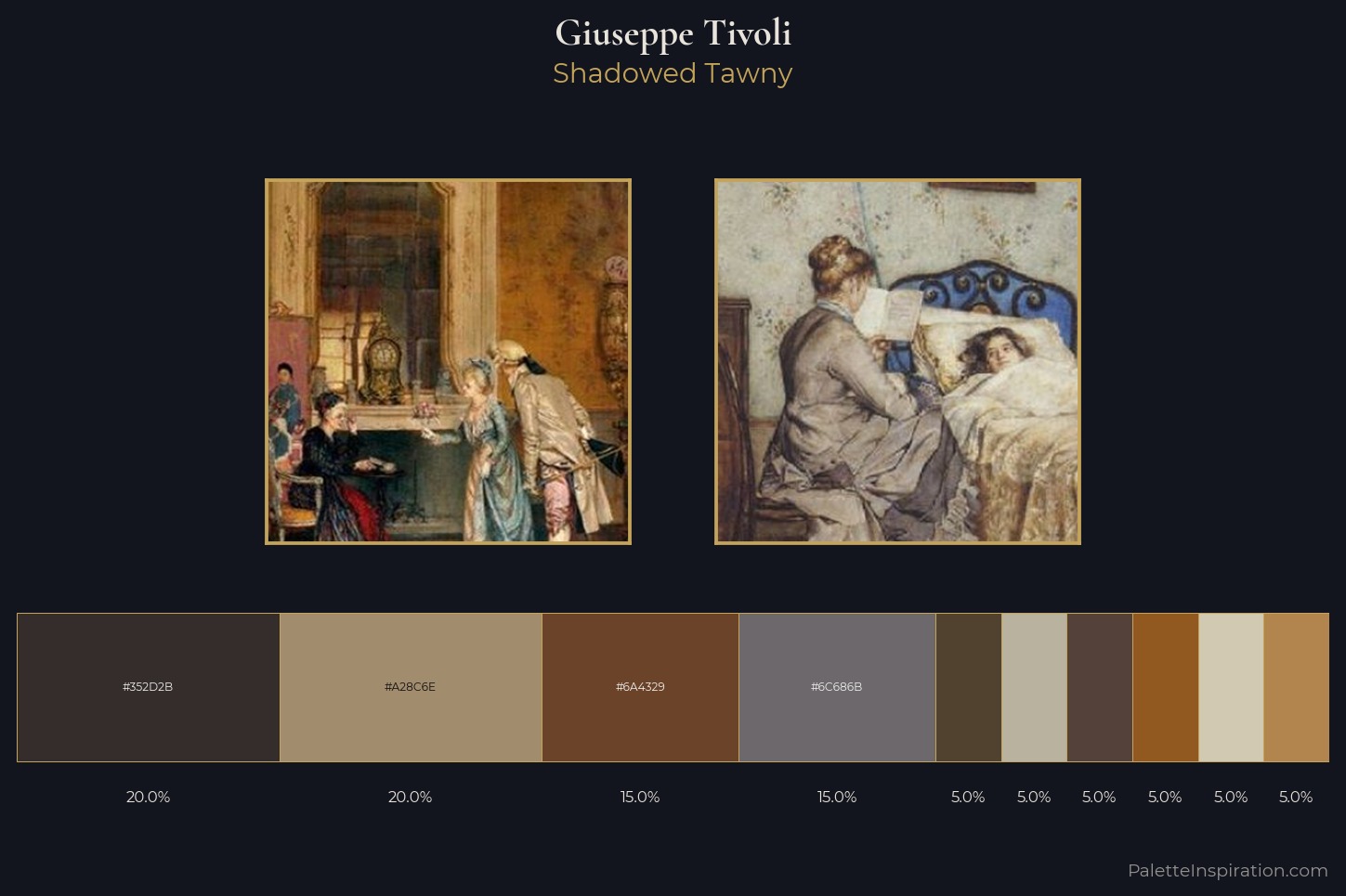 Giuseppe Tivoli Master Palette — Shadowed Tawny