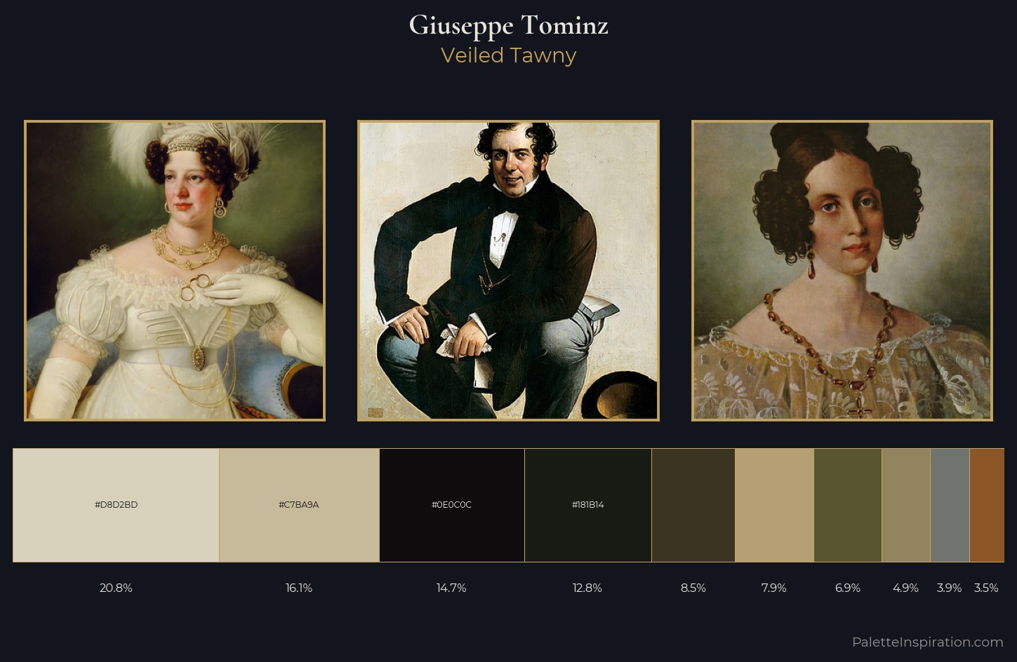 Giuseppe Tominz Palette 2 — Veiled Tawny