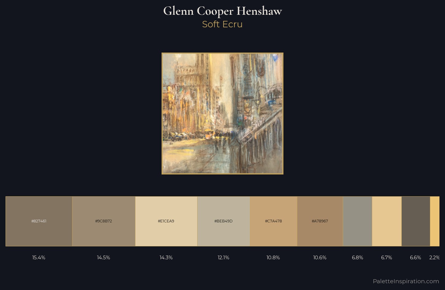 Glenn Cooper Henshaw Palette 1 — Soft Ecru