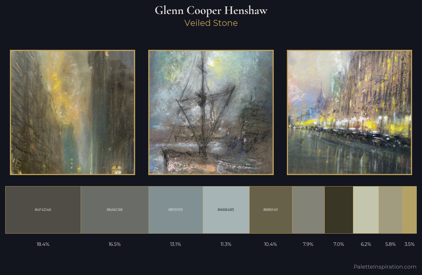 Glenn Cooper Henshaw Palette 2 — Veiled Stone