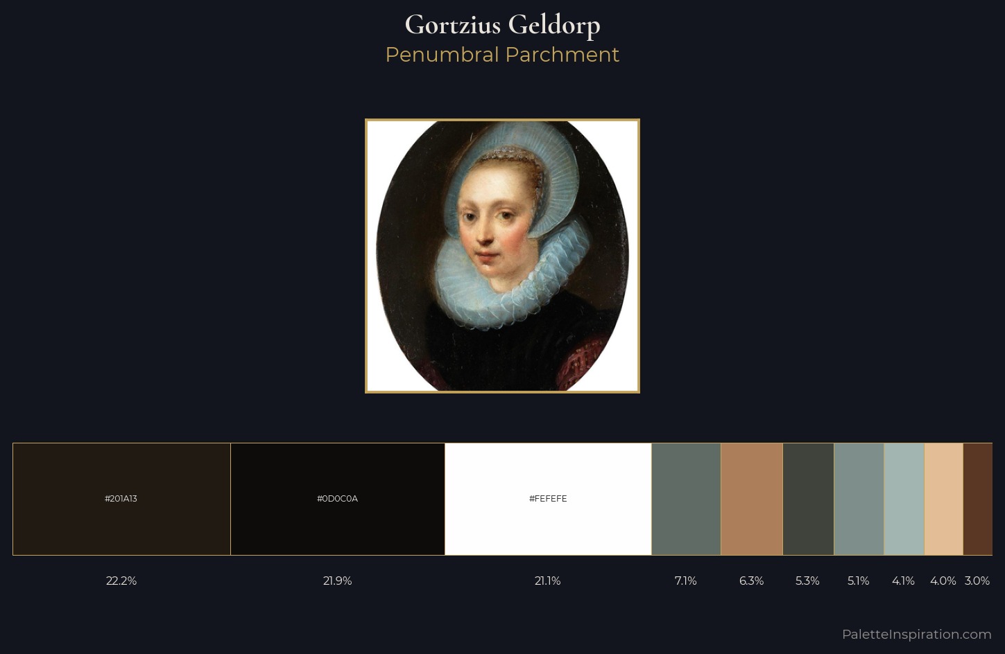 Gortzius Geldorp Palette 1 — Penumbral Parchment