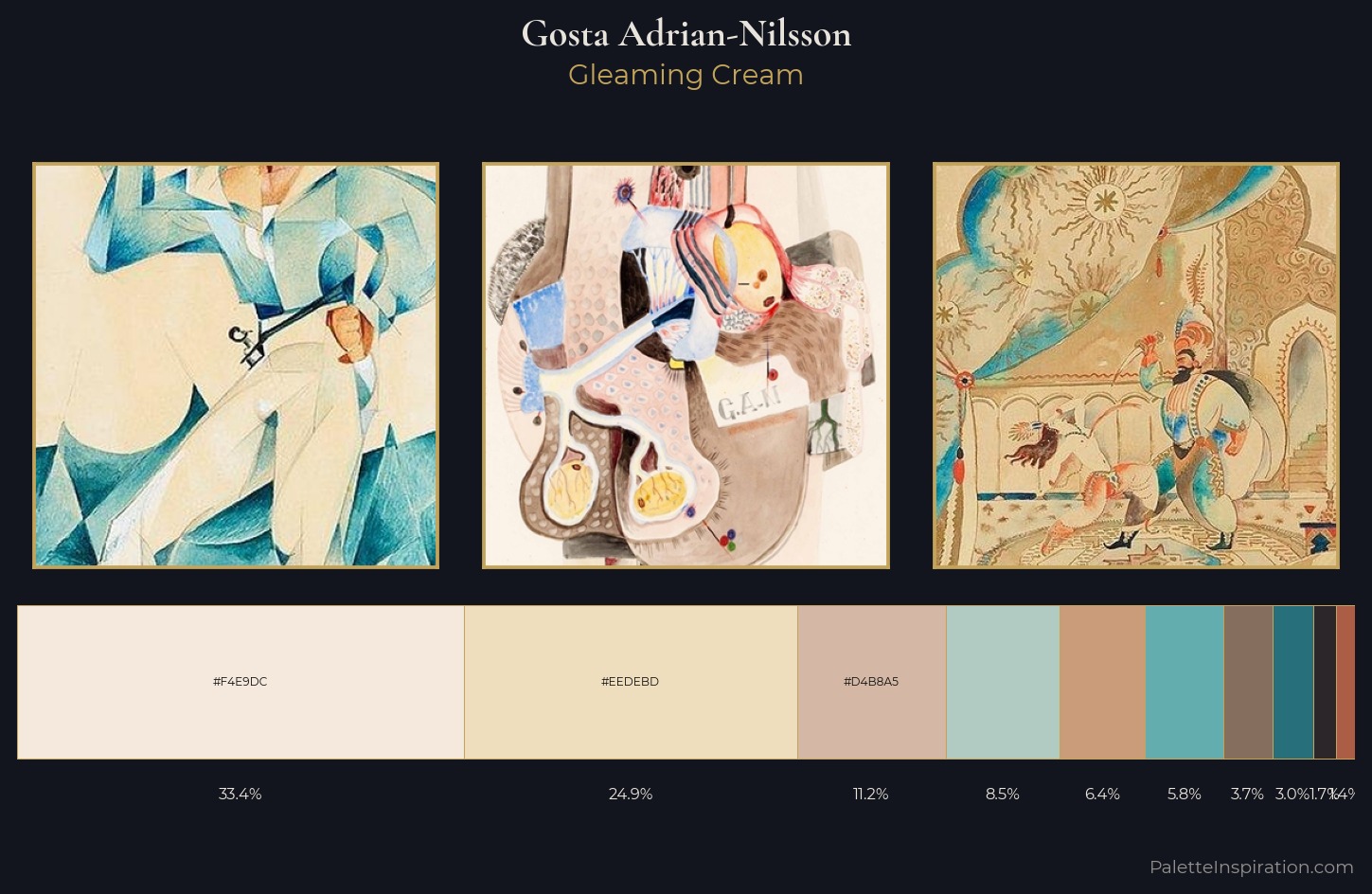 Gosta Adrian-Nilsson Palette 2 — Gleaming Cream