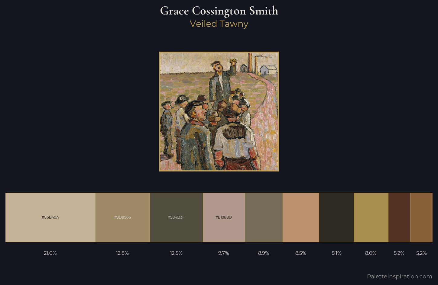 Grace Cossington Smith Palette 1 — Veiled Tawny