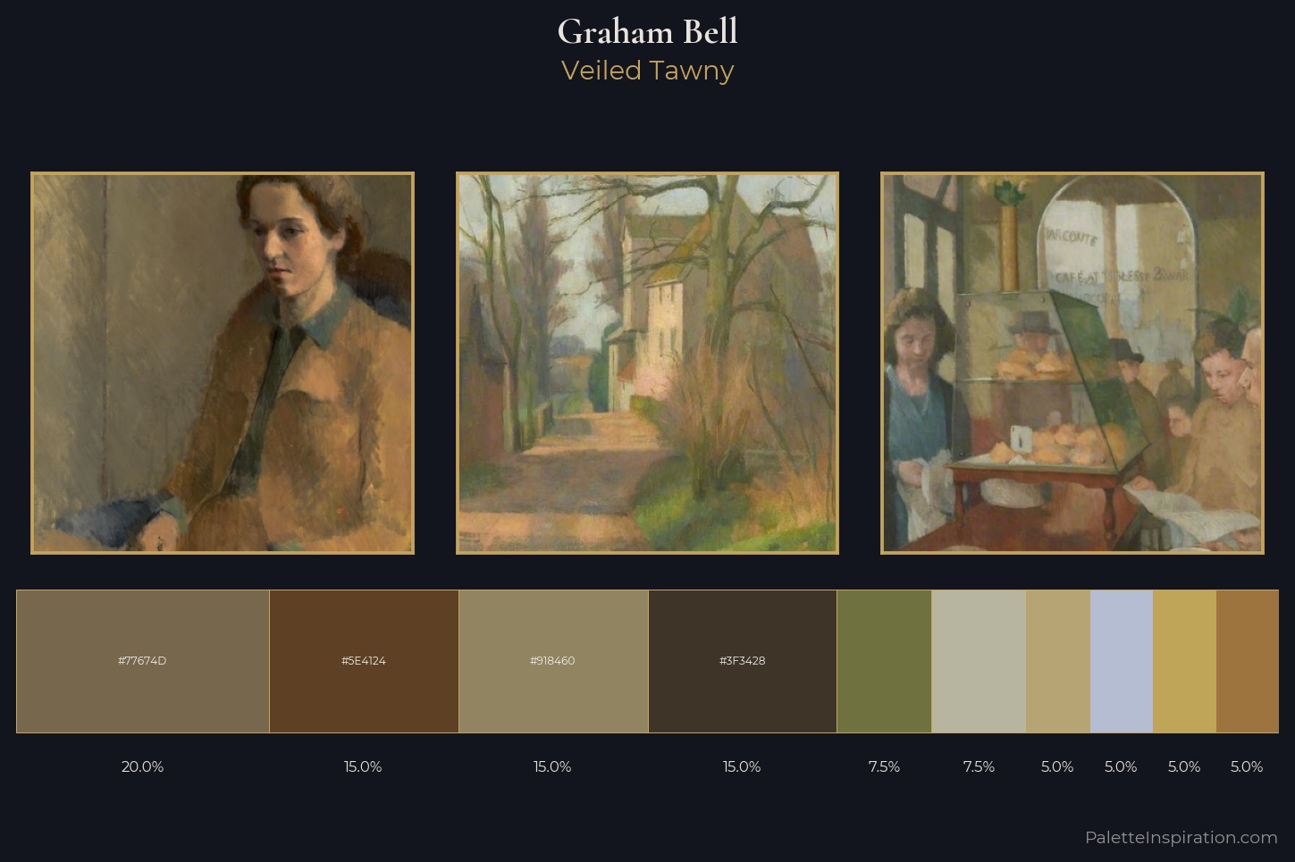 Graham Bell Master Palette — Veiled Tawny