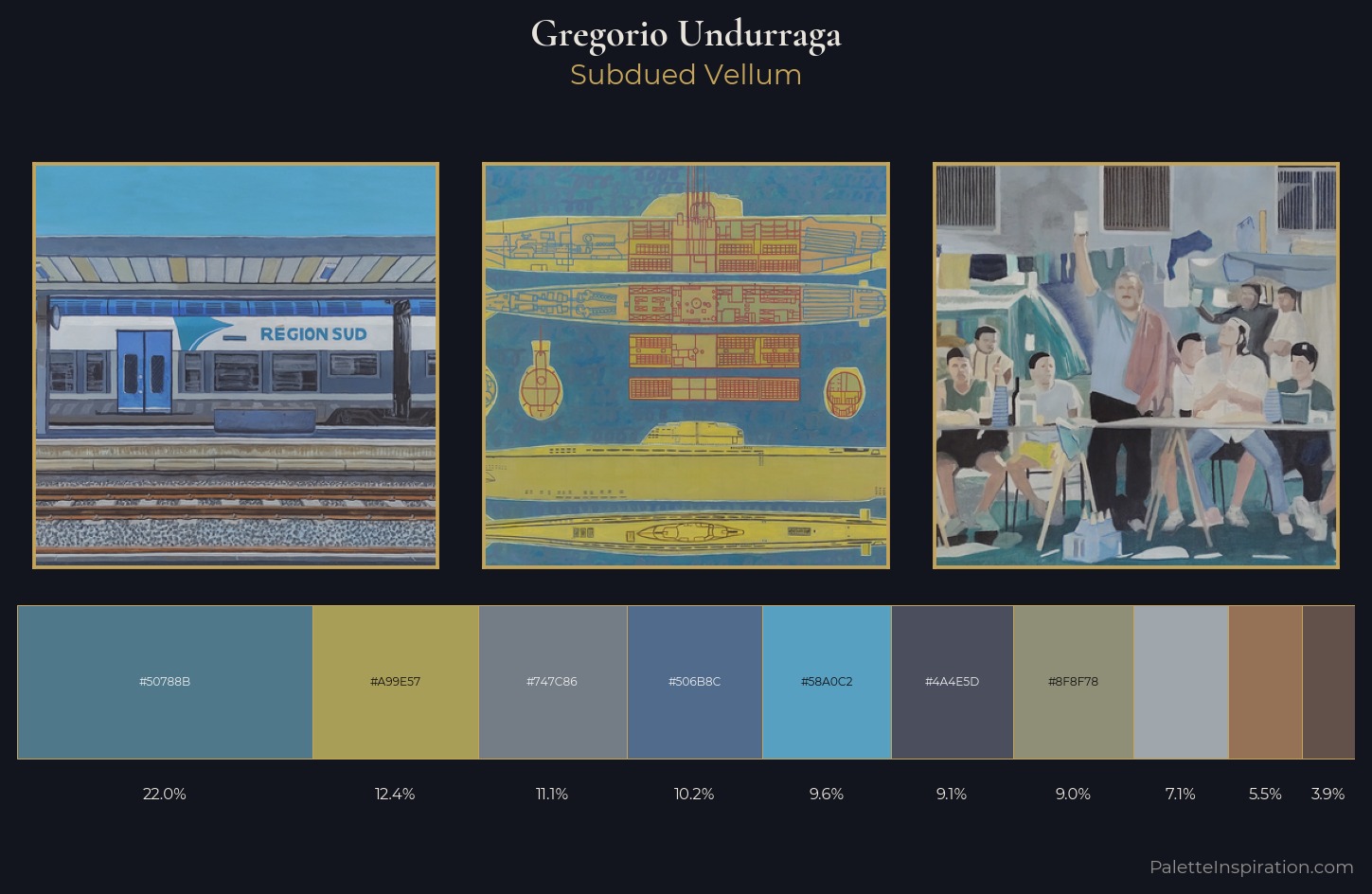 Gregorio Undurraga Palette 4 — Subdued Vellum