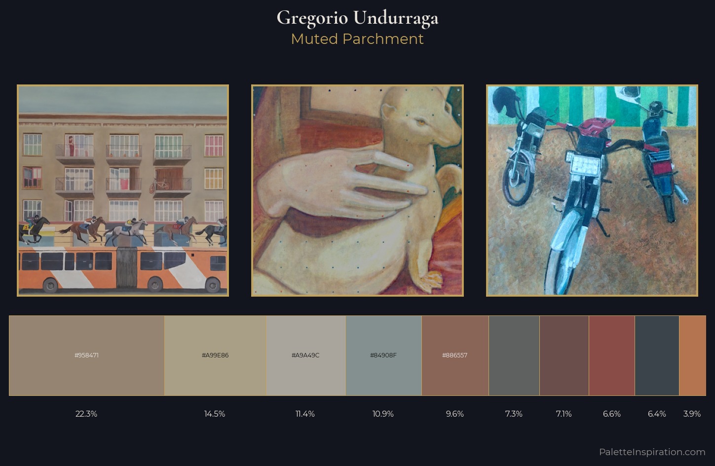 Gregorio Undurraga Palette 6 — Muted Parchment