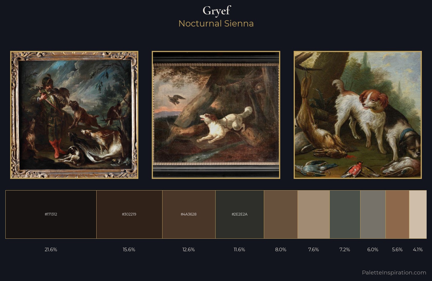 Gryef Palette 3 — Nocturnal Sienna