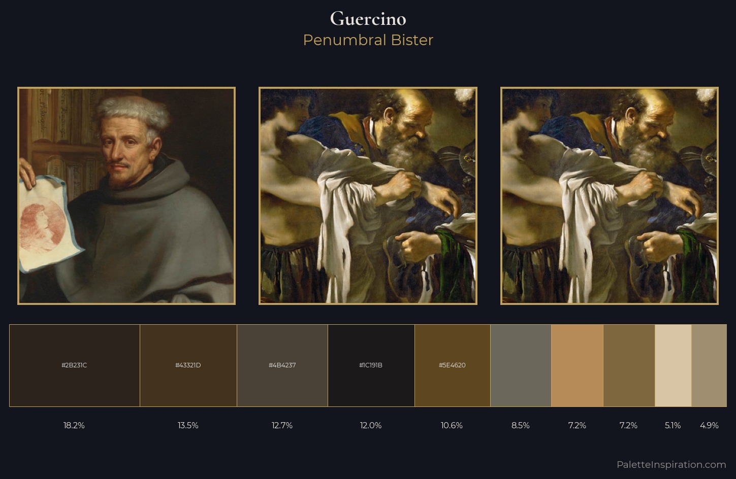 Guercino Palette 5 — Penumbral Bister