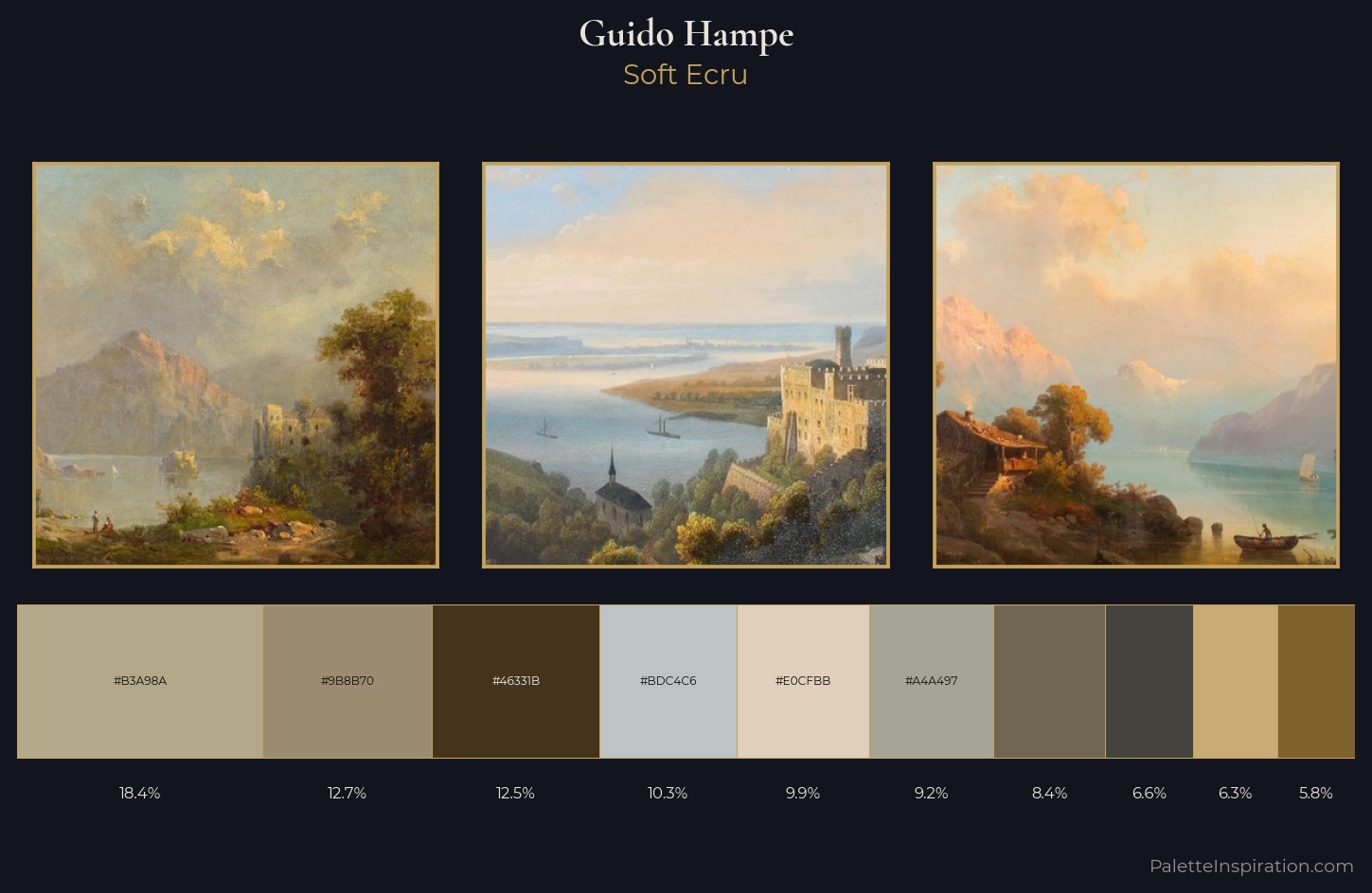 Guido Hampe Palette 1 — Soft Ecru