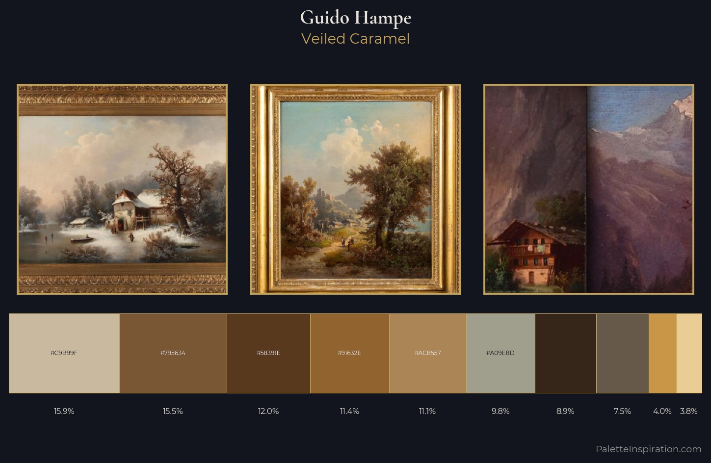 Guido Hampe Palette 2 — Veiled Caramel