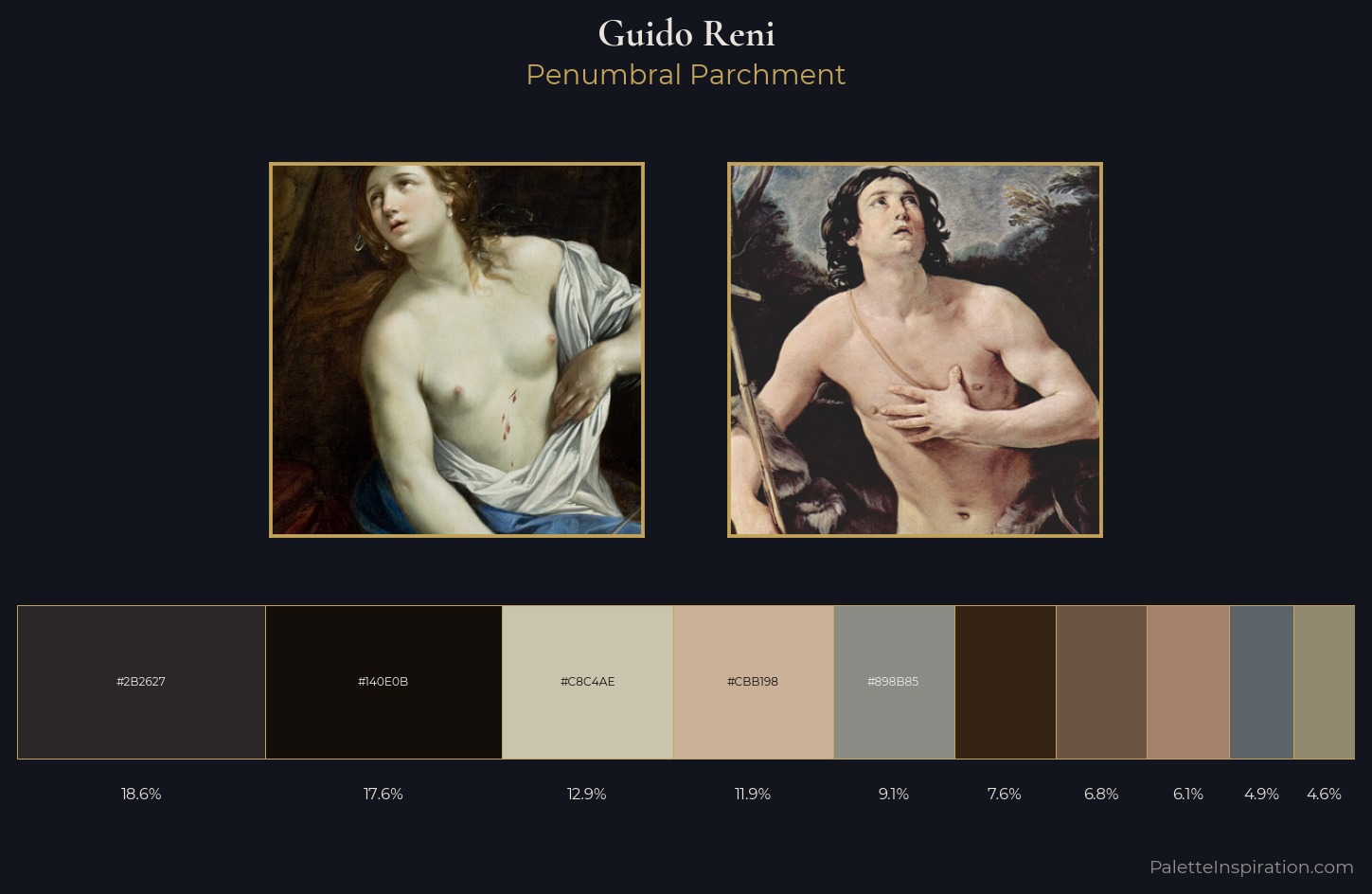 Guido Reni Palette 8 — Penumbral Parchment