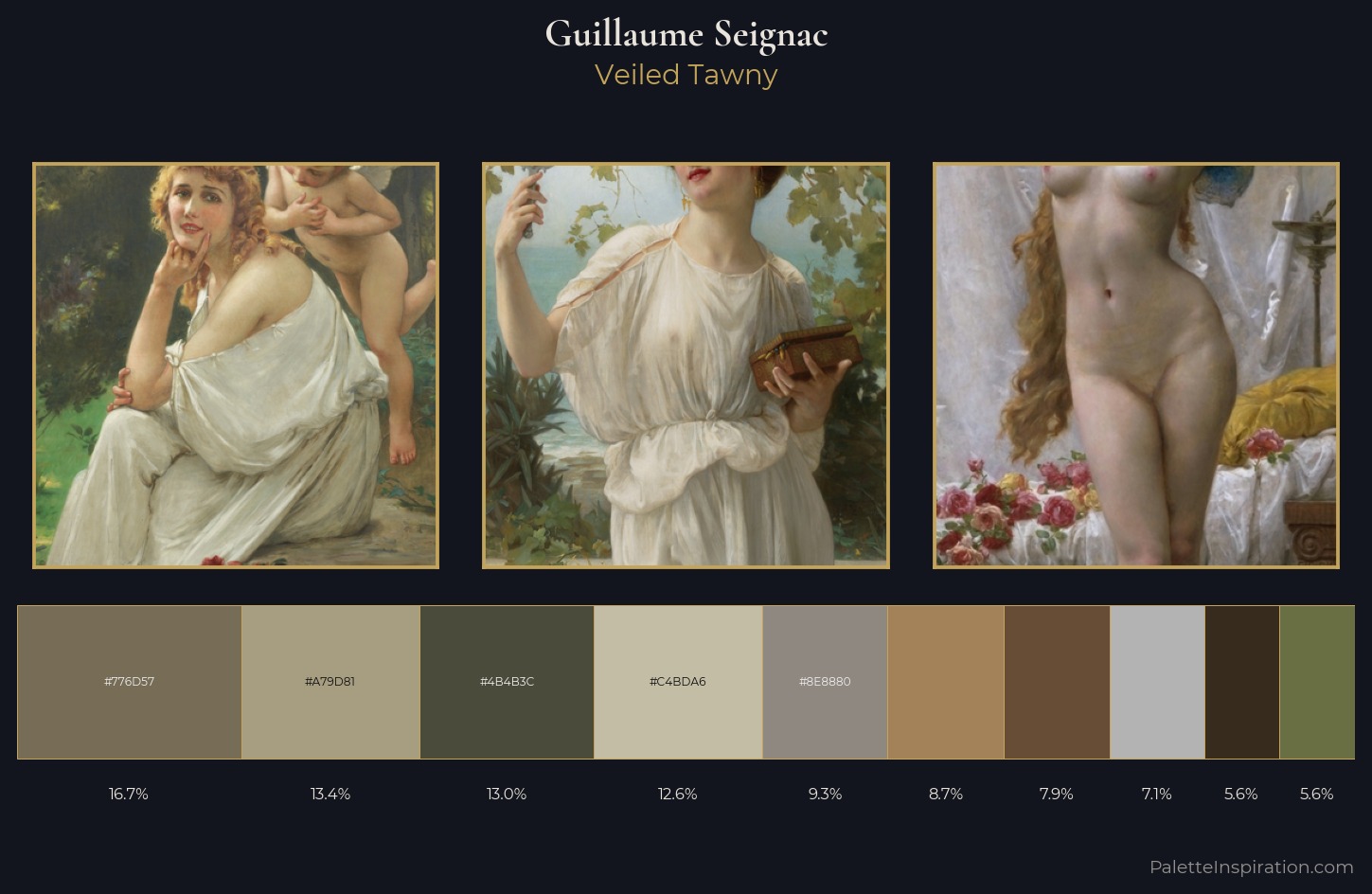 Guillaume Seignac Palette 3 — Veiled Tawny