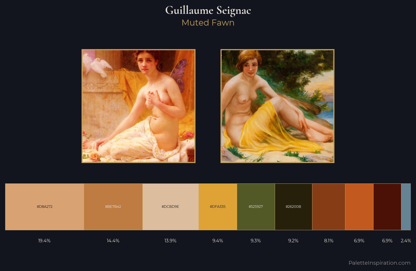 Guillaume Seignac Palette 4 — Muted Fawn