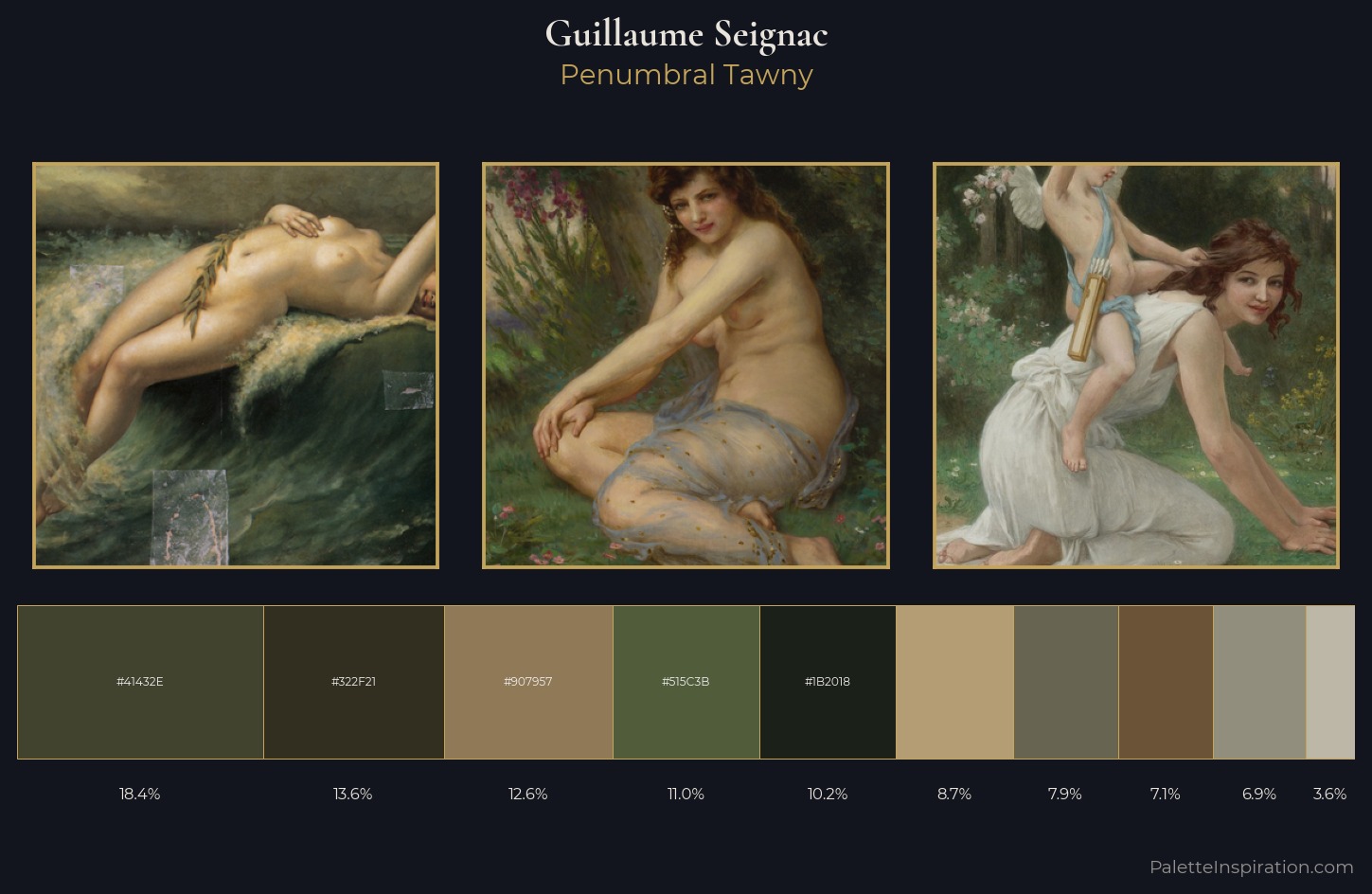Guillaume Seignac Palette 6 — Penumbral Tawny