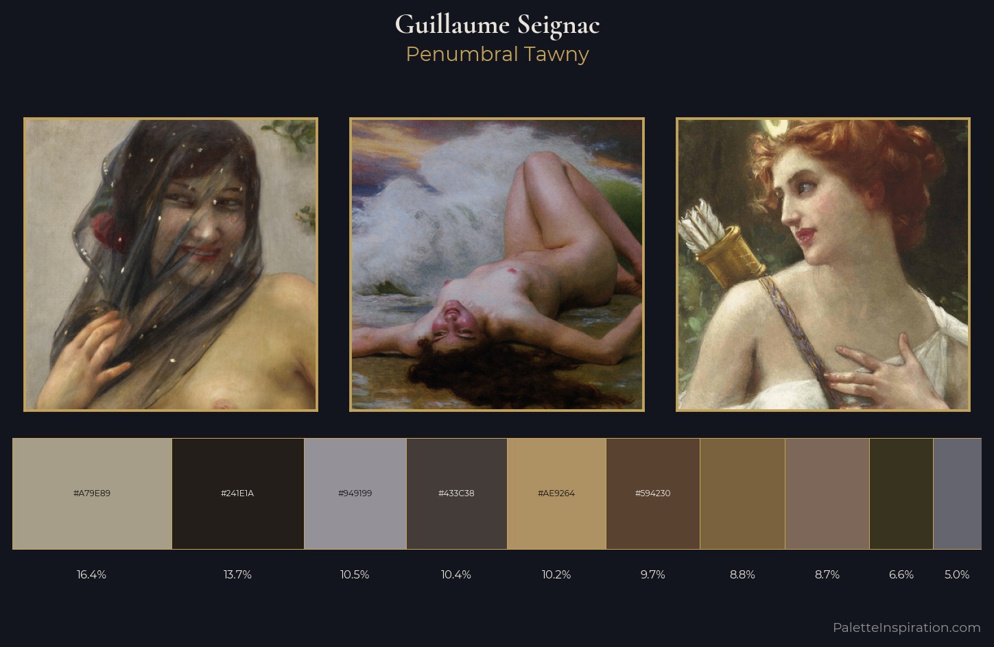 Guillaume Seignac Palette 7 — Penumbral Tawny