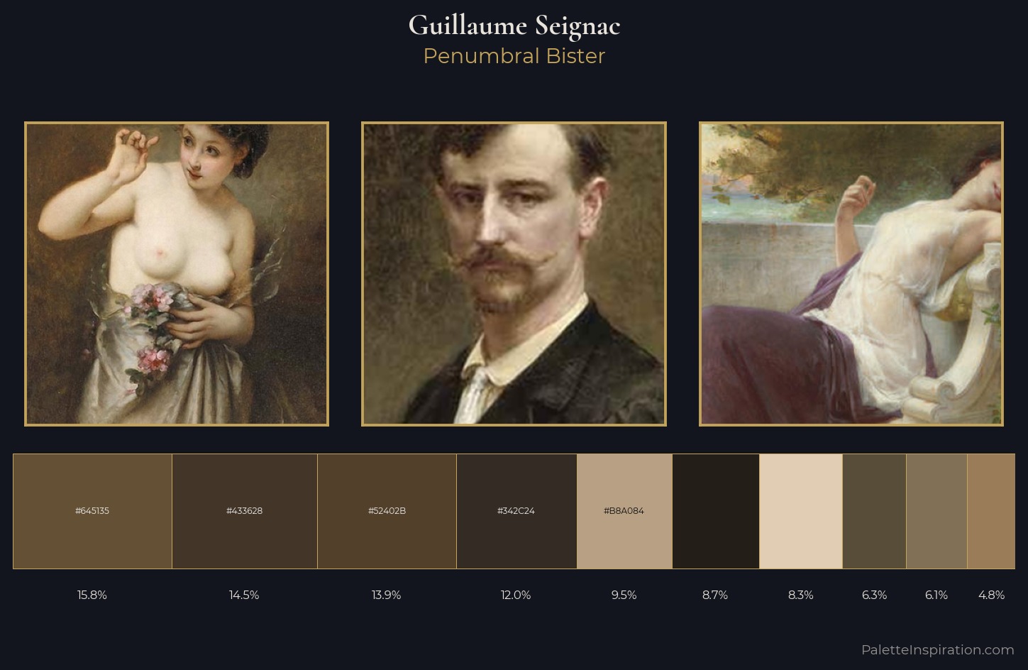 Guillaume Seignac Palette 8 — Penumbral Bister