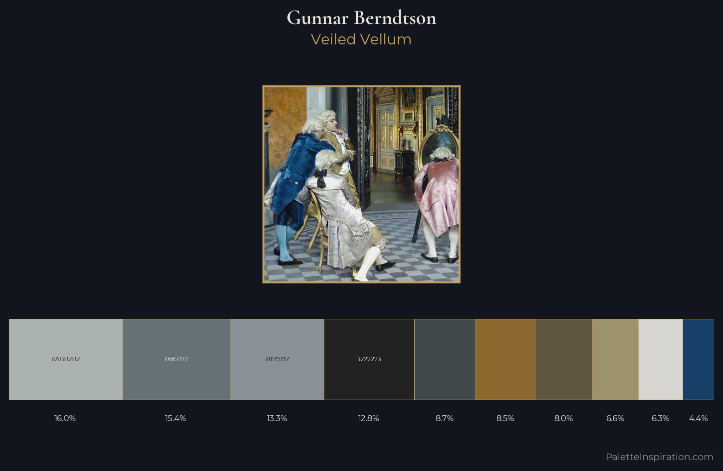 Gunnar Berndtson Palette 1 — Veiled Vellum