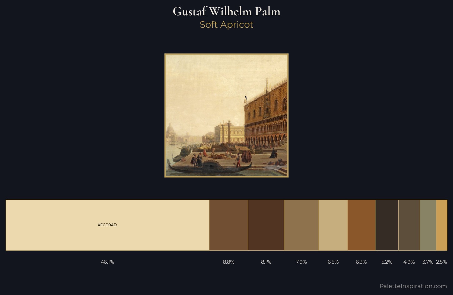 Gustaf Wilhelm Palm Palette 2 — Soft Apricot