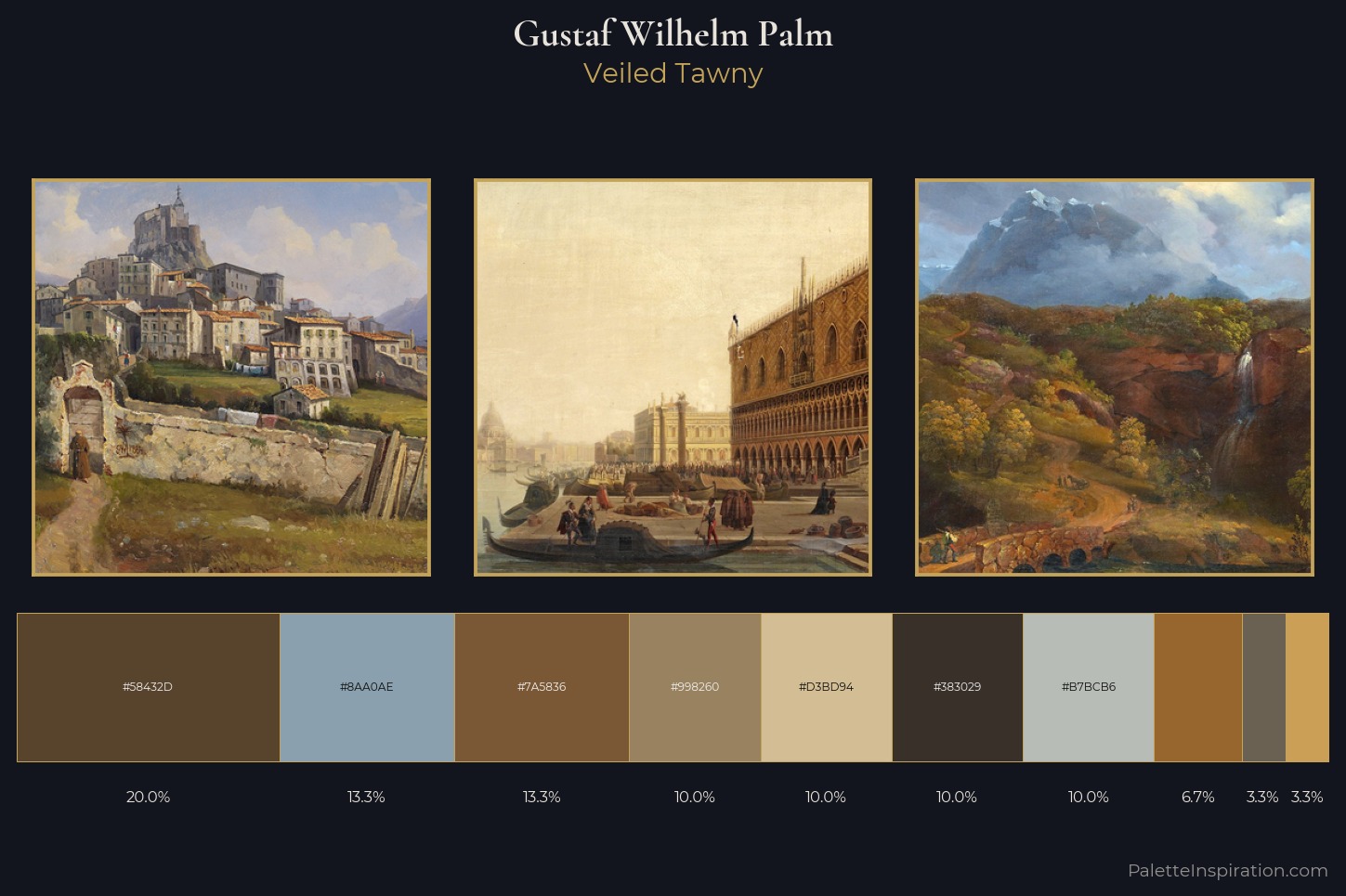 Gustaf Wilhelm Palm Master Palette — Veiled Tawny