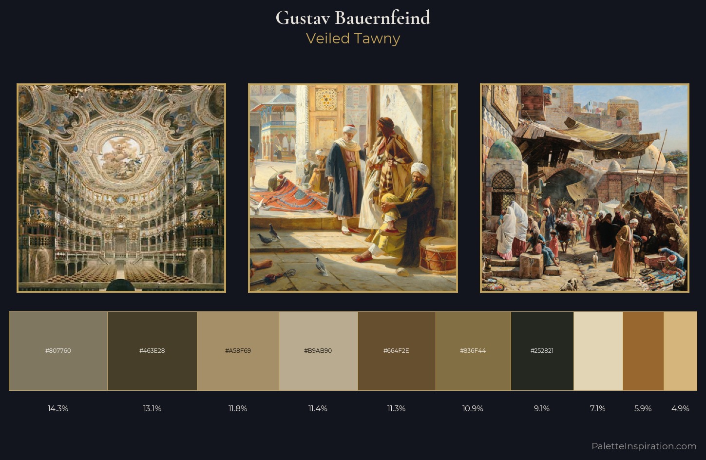Gustav Bauernfeind Palette 2 — Veiled Tawny