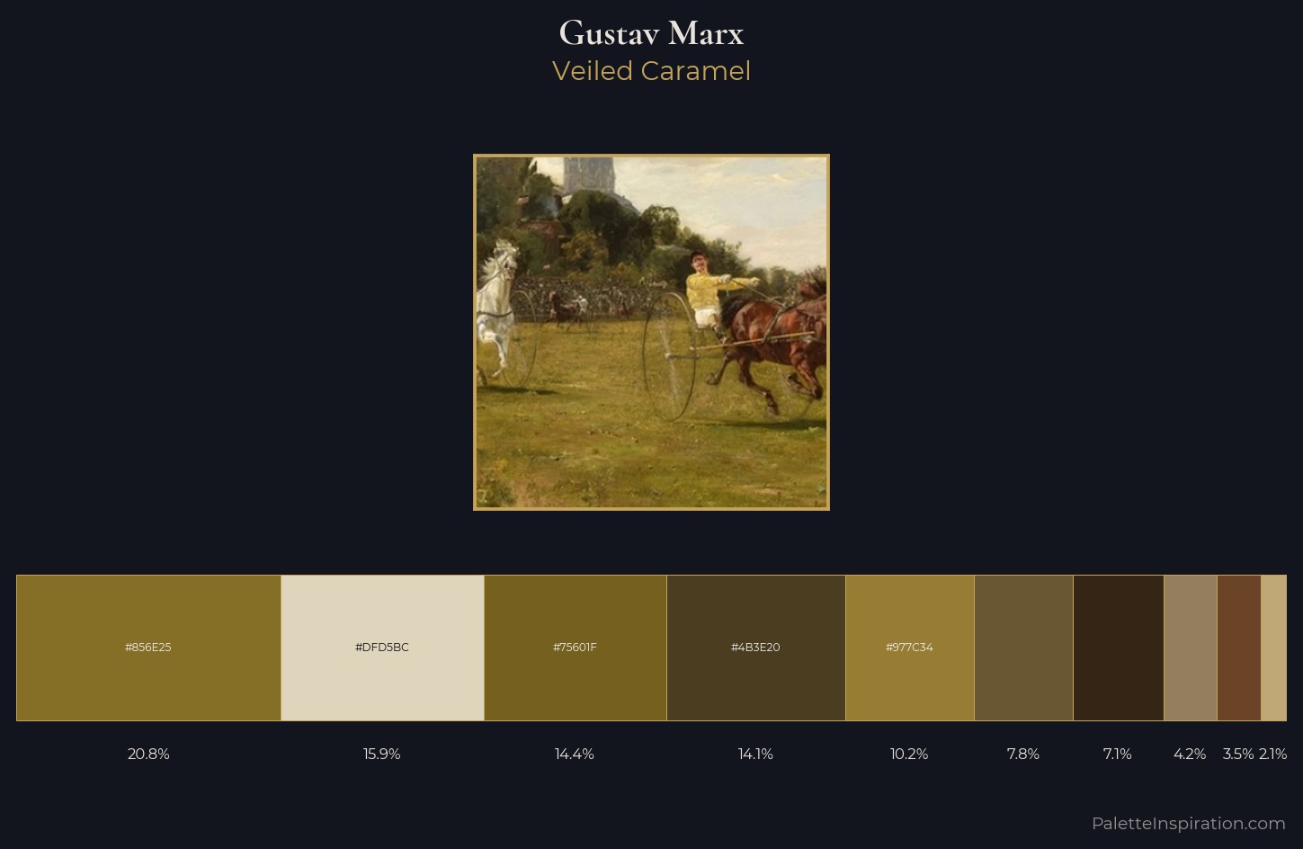 Gustav Marx Palette 1 — Veiled Caramel