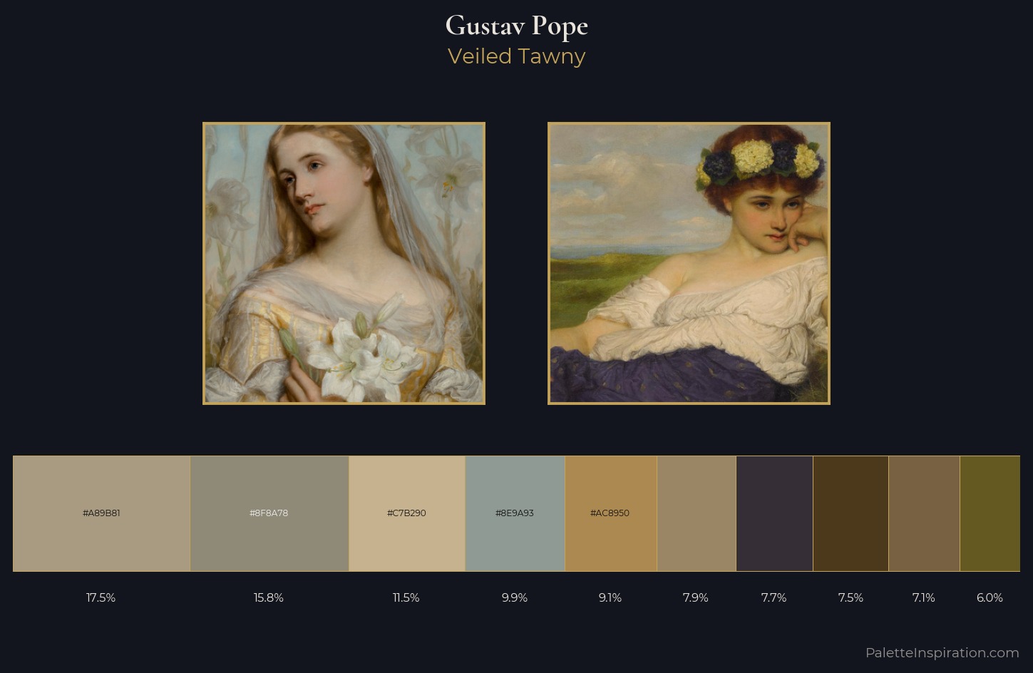 Gustav Pope Palette 1 — Veiled Tawny