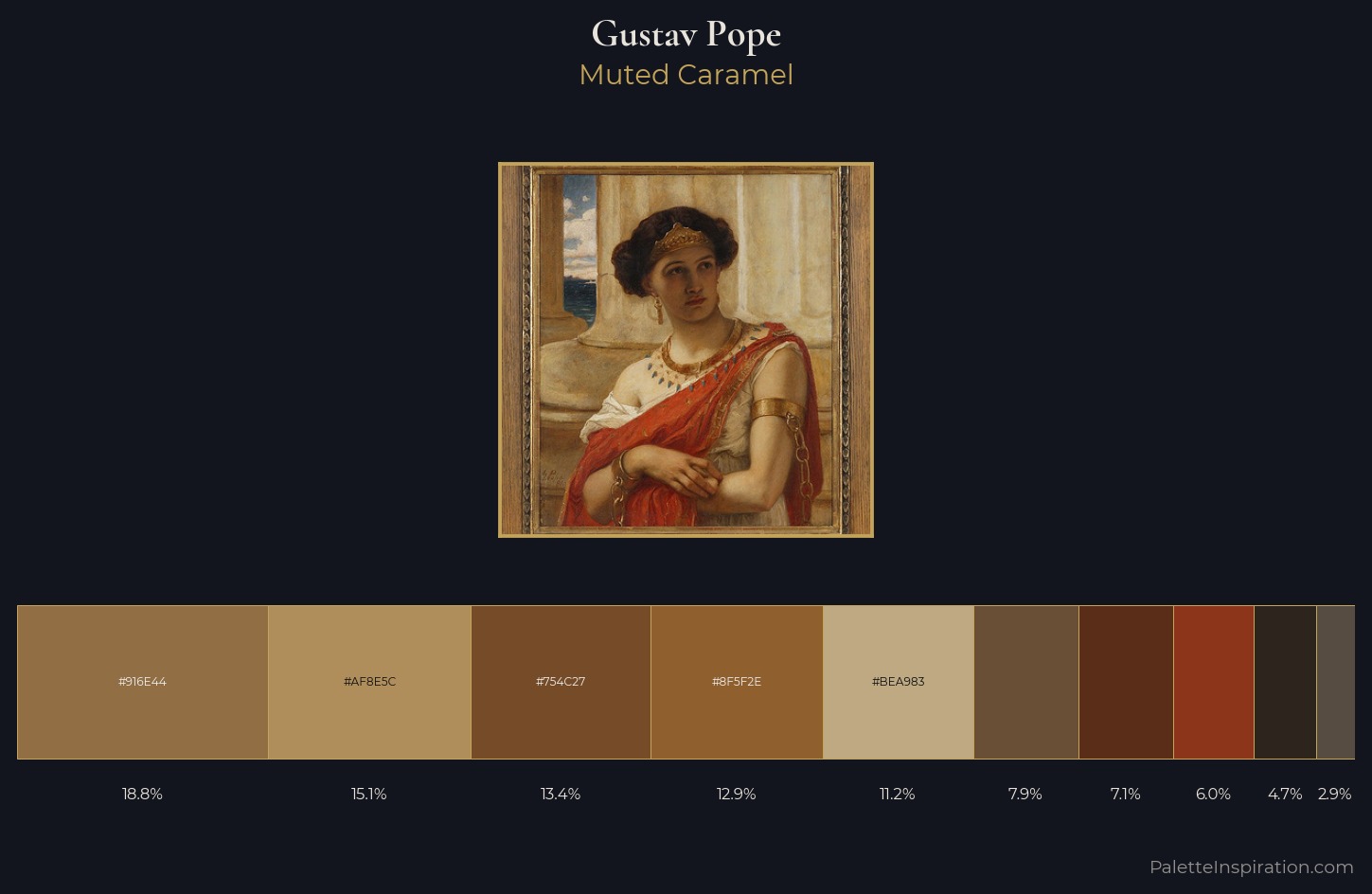 Gustav Pope Palette 5 — Muted Caramel