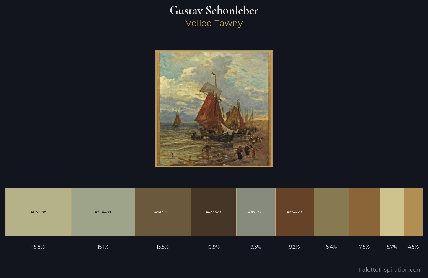 Gustav Schonleber Palette 2 — Veiled Tawny
