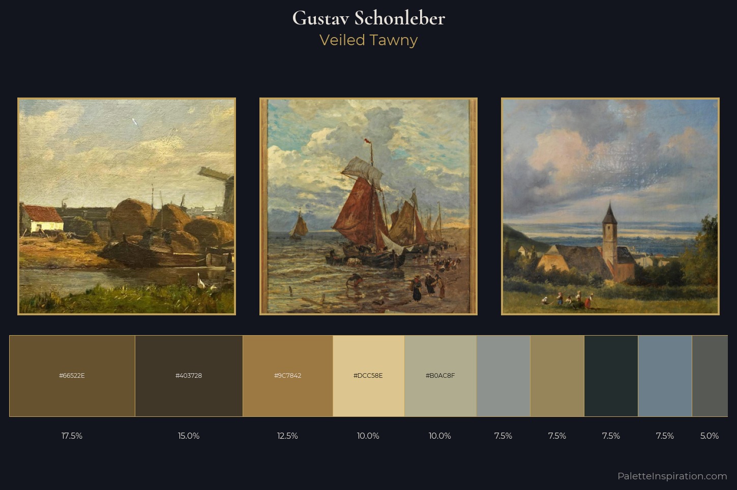 Gustav Schonleber Master Palette — Veiled Tawny