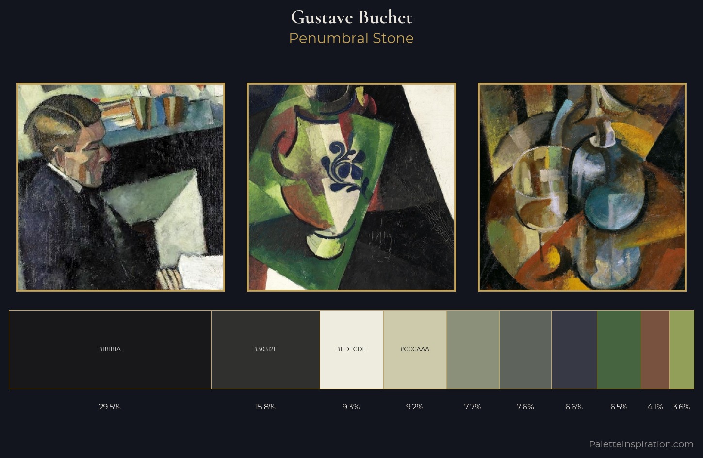 Gustave Buchet Palette 3 — Penumbral Stone