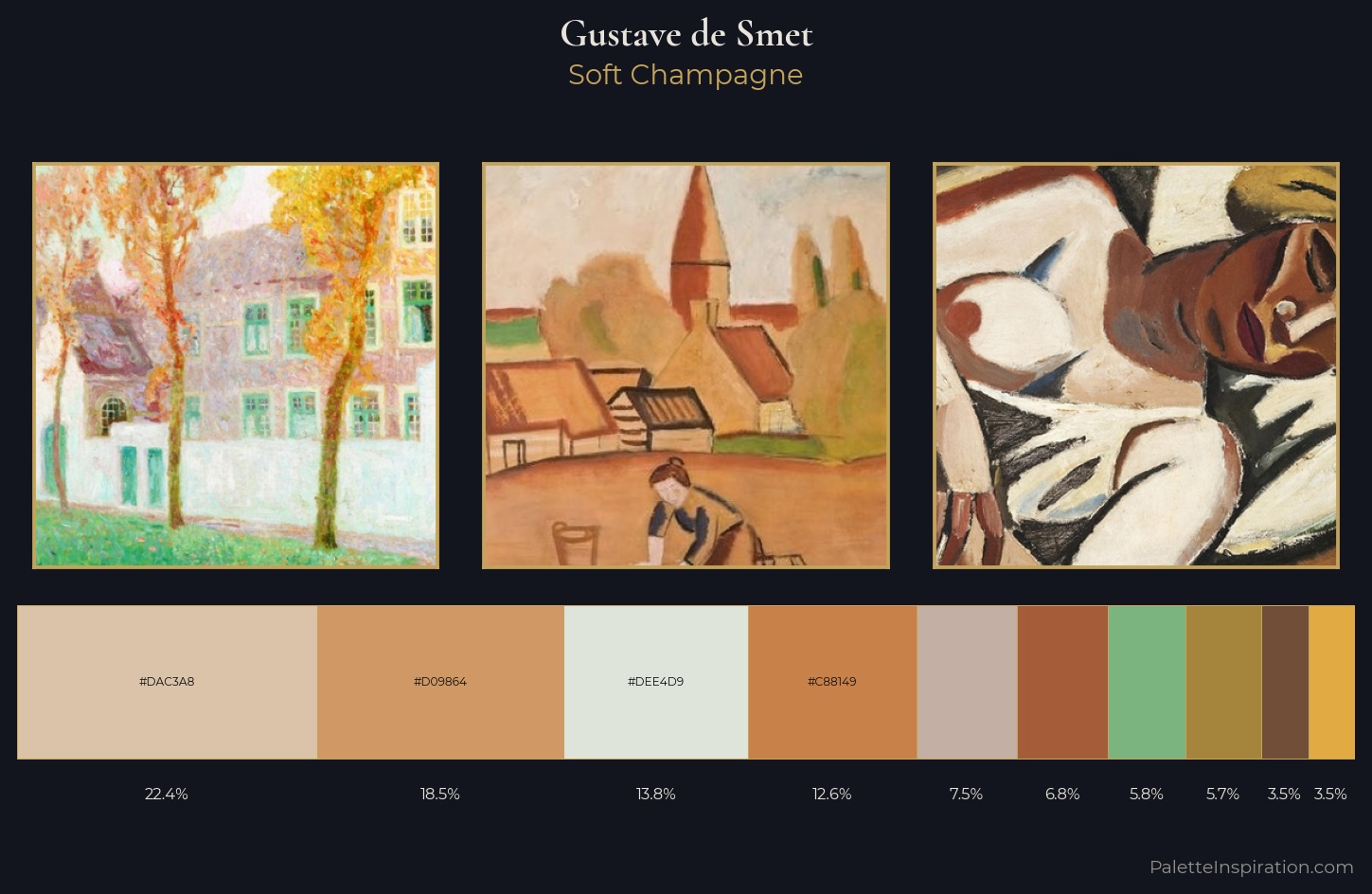 Gustave de Smet Palette 1 — Soft Champagne