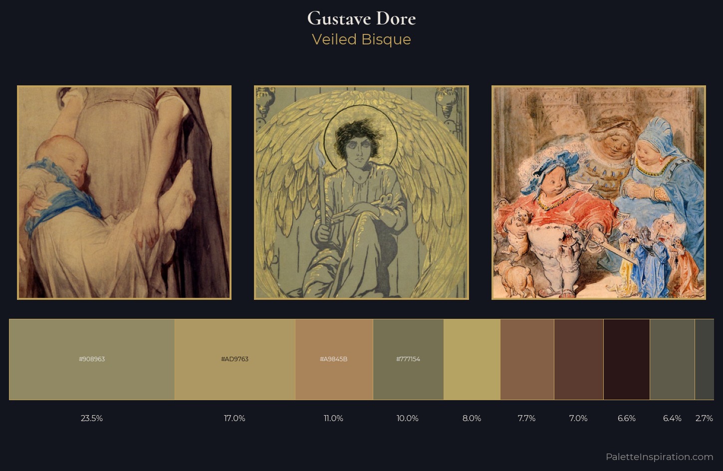 Gustave Dore Palette 4 — Veiled Bisque
