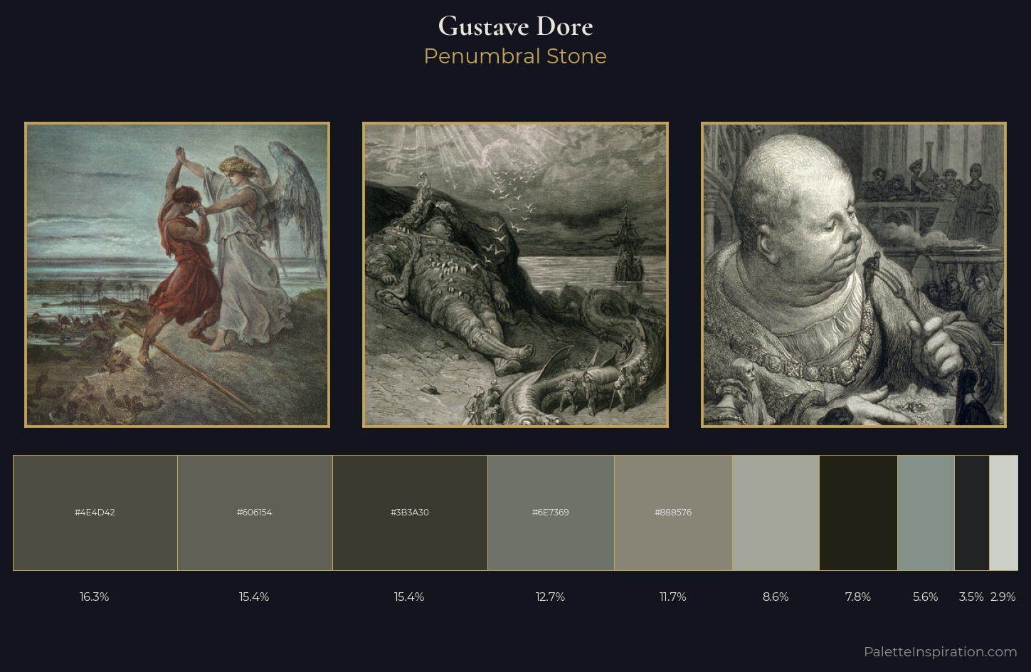 Gustave Dore Palette 5 — Penumbral Stone