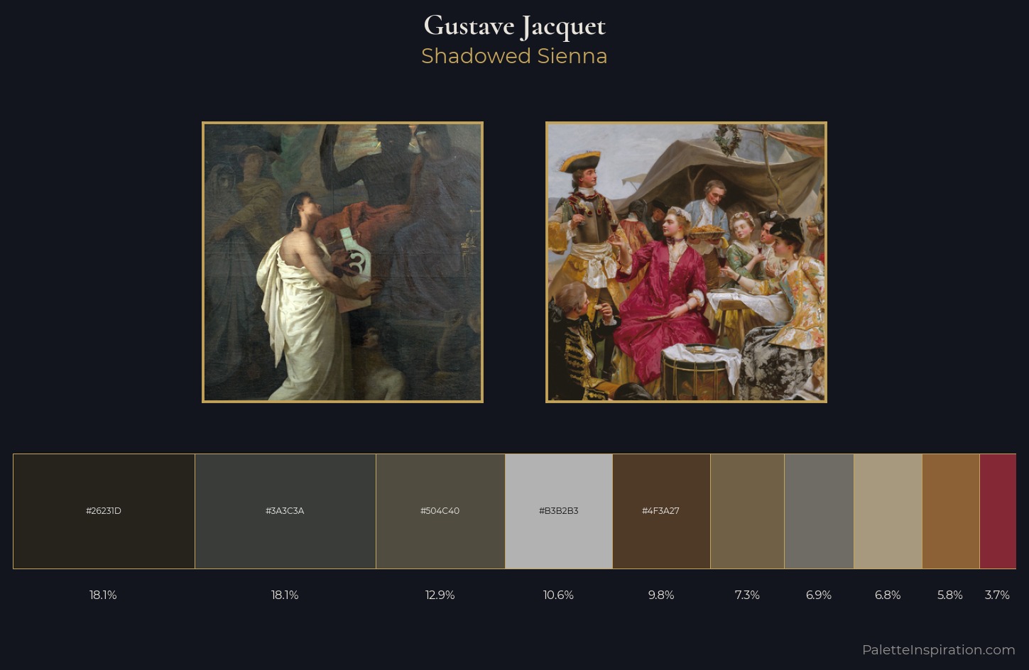Gustave Jacquet Palette 3 — Shadowed Sienna