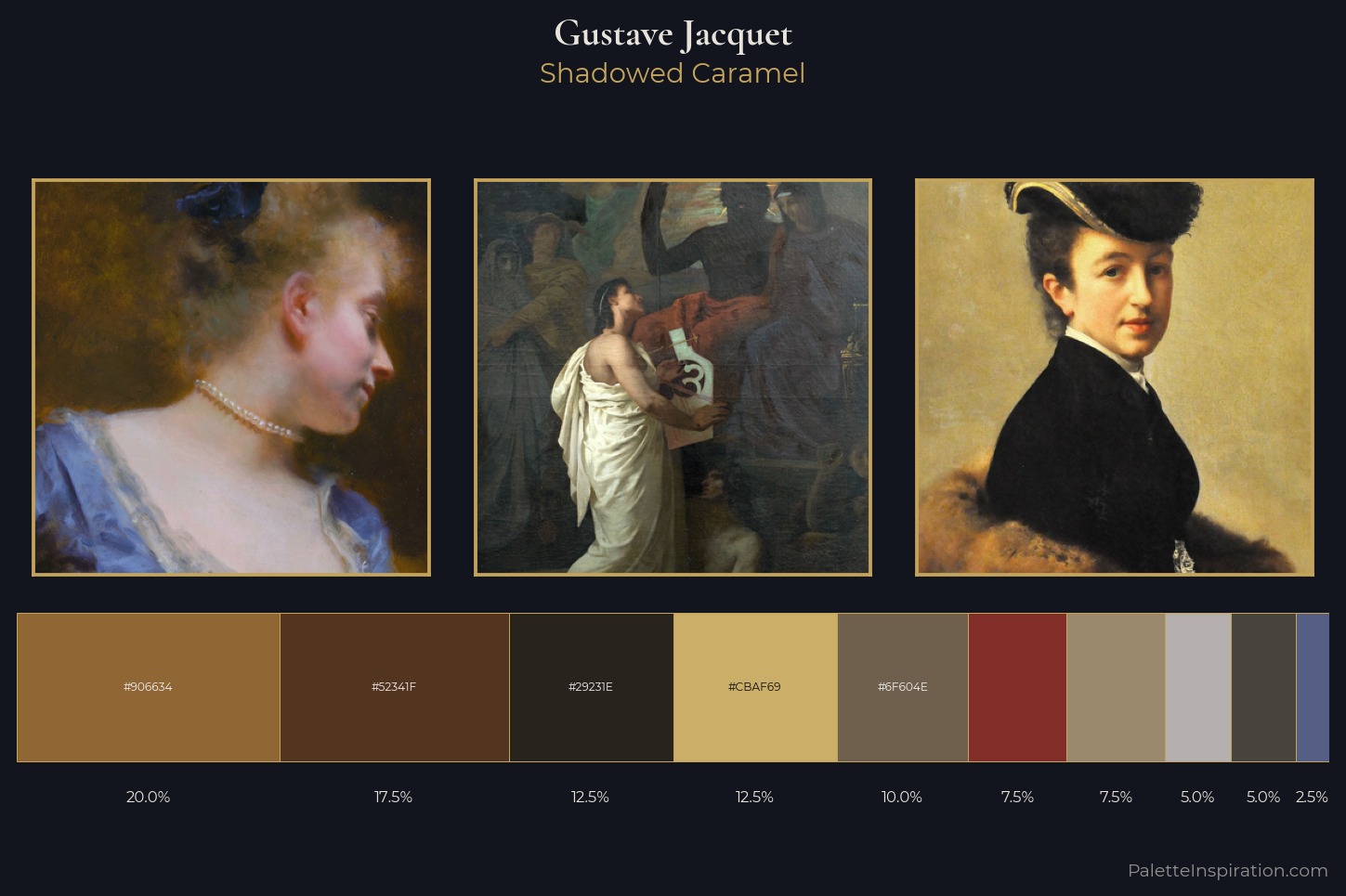 Gustave Jacquet Master Palette — Shadowed Caramel