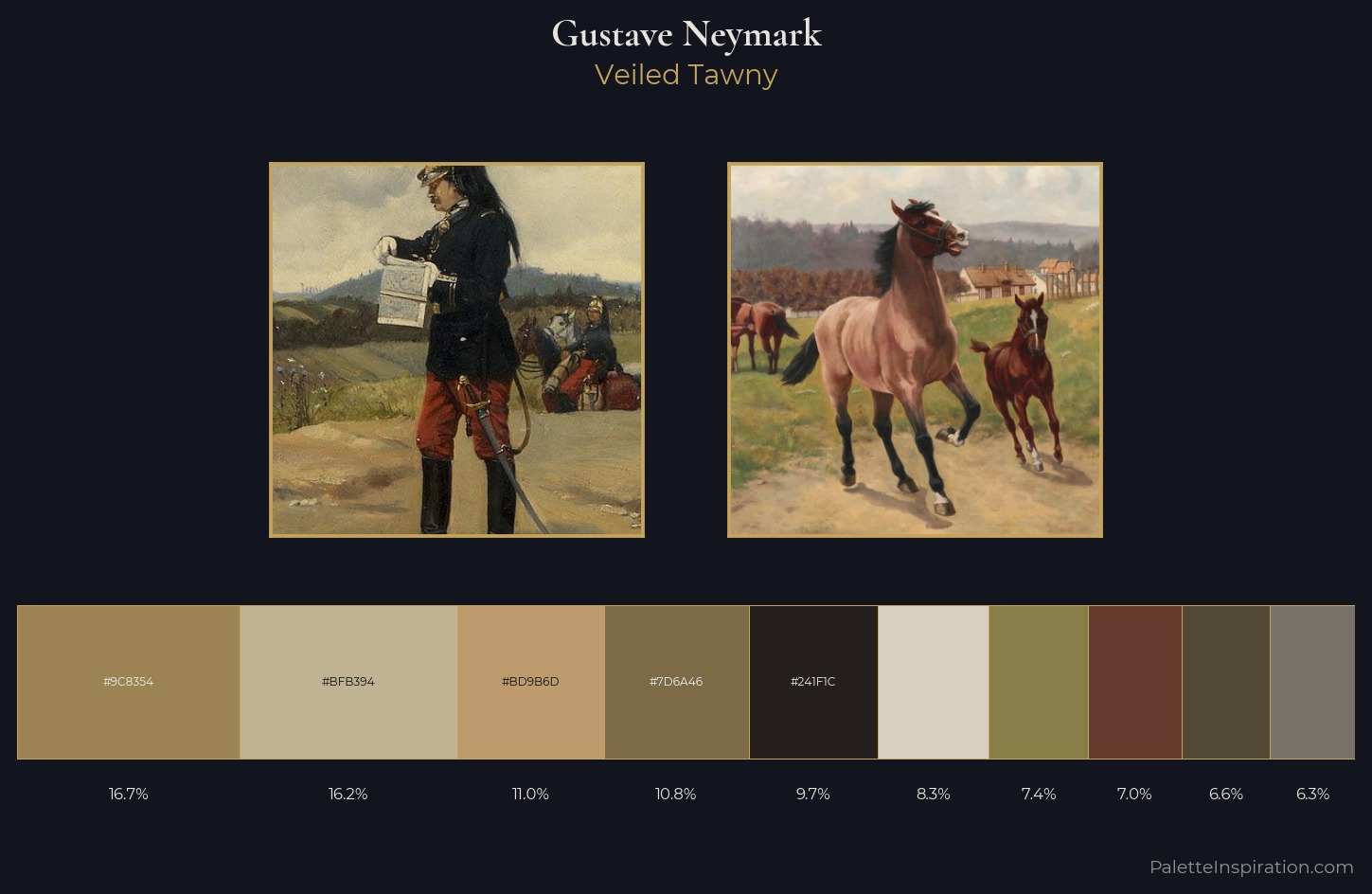 Gustave Neymark Palette 2 — Veiled Tawny