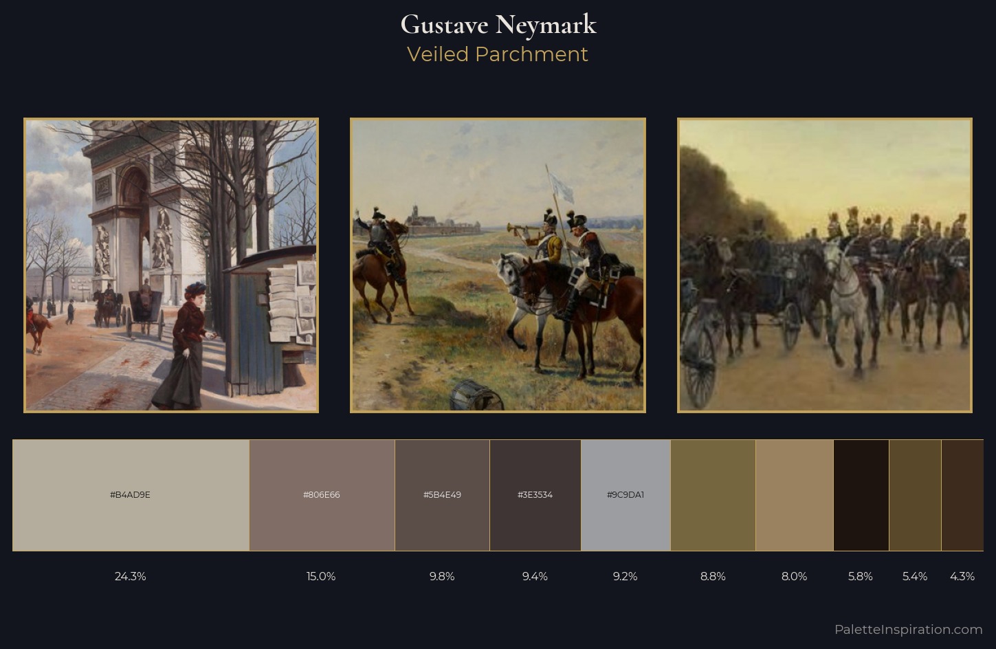Gustave Neymark Palette 4 — Veiled Parchment