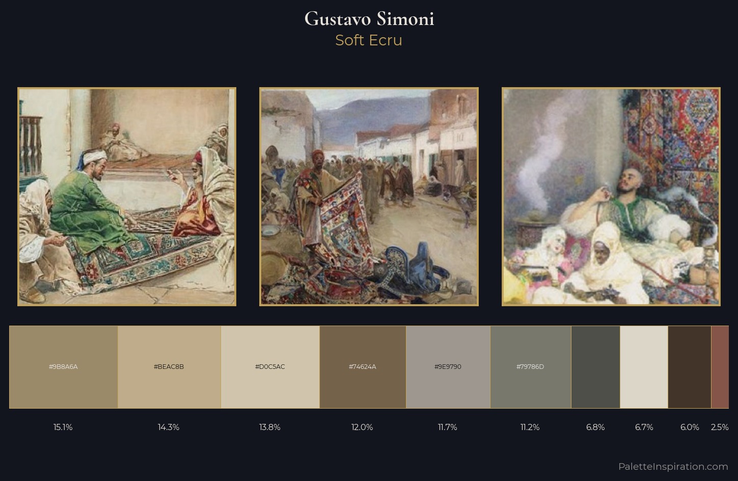 Gustavo Simoni Palette 1 — Soft Ecru