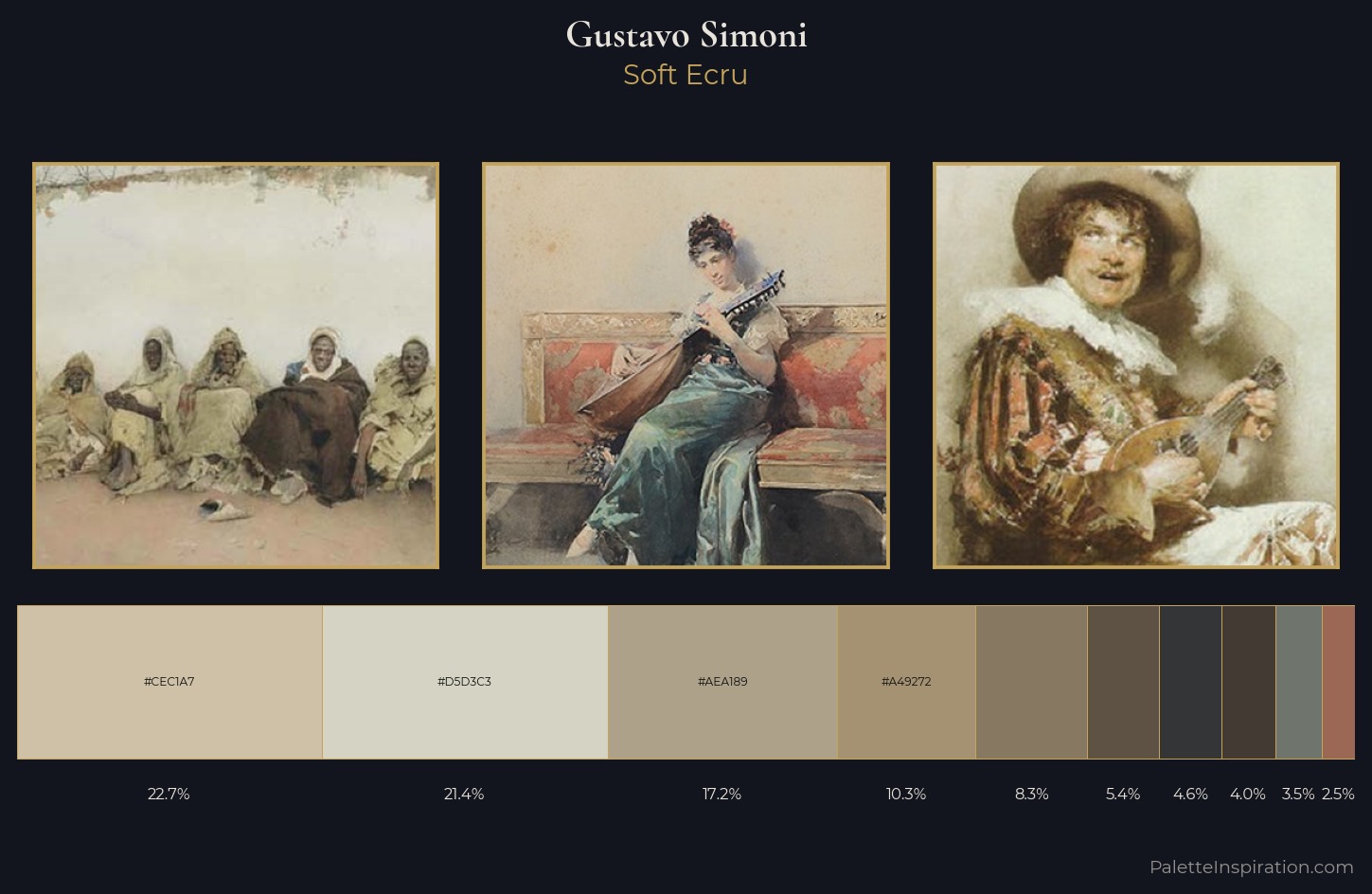 Gustavo Simoni Palette 5 — Soft Ecru