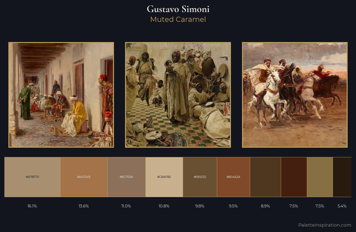 Gustavo Simoni Palette 9 — Muted Caramel