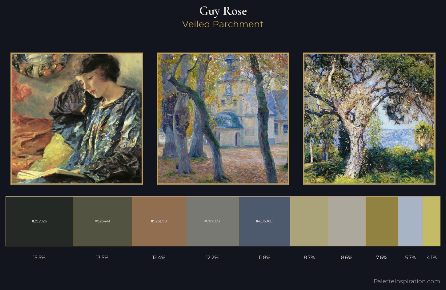 Guy Rose Palette 6 — Veiled Parchment