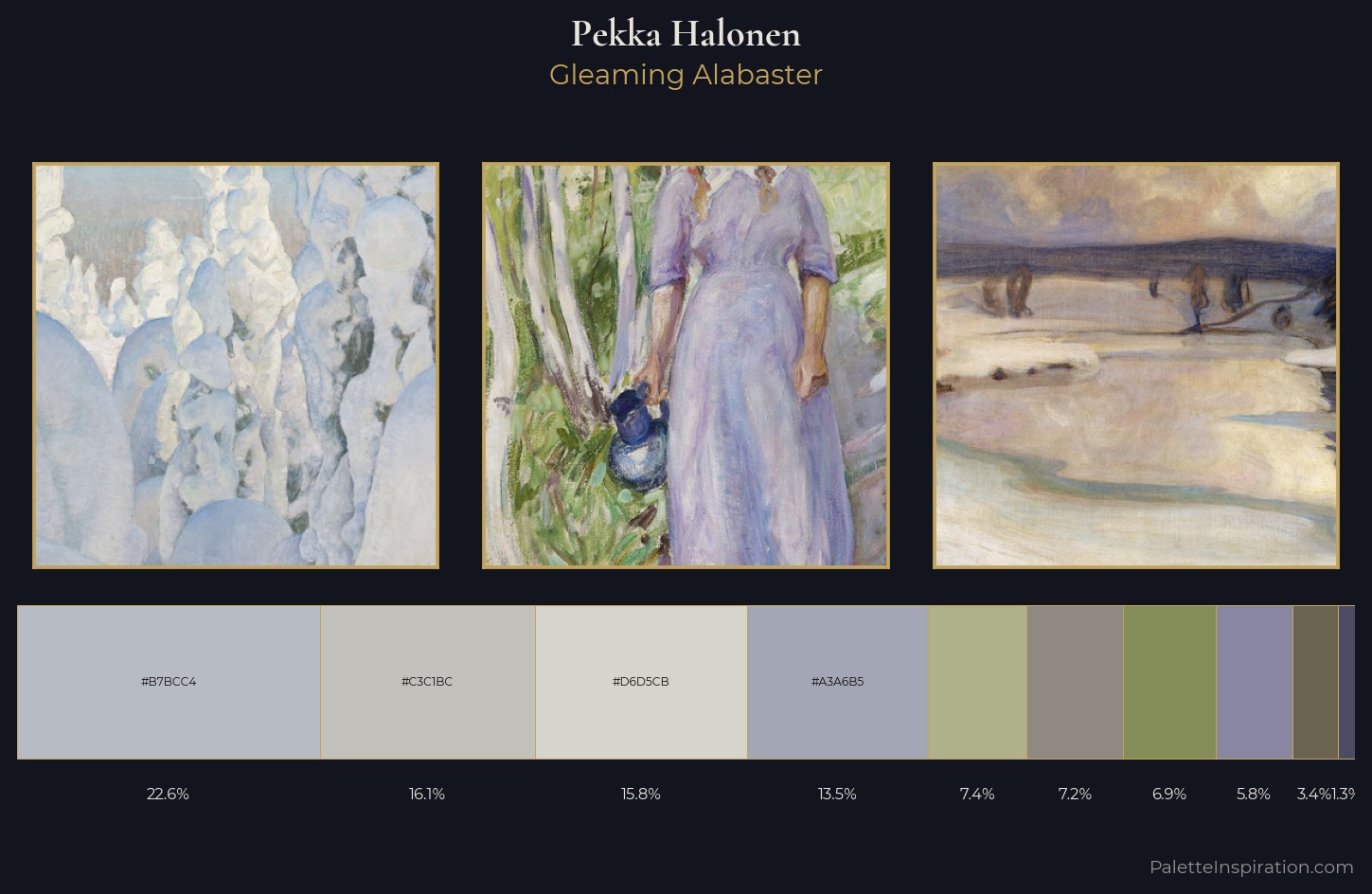Pekka Halonen Palette 1 — Gleaming Alabaster