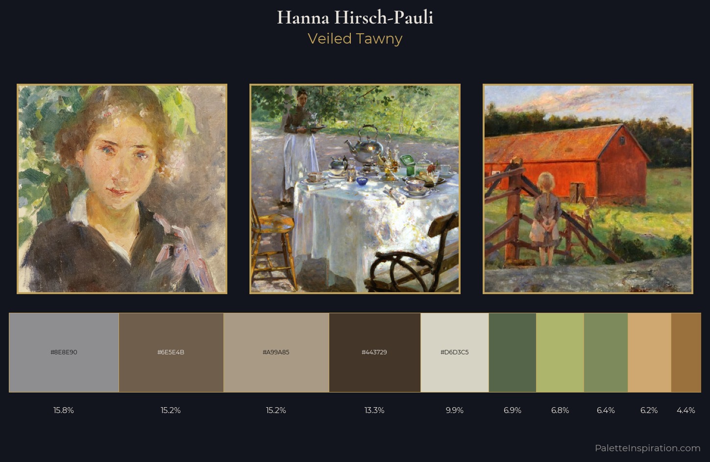 Hanna Hirsch-Pauli Palette 1 — Veiled Tawny