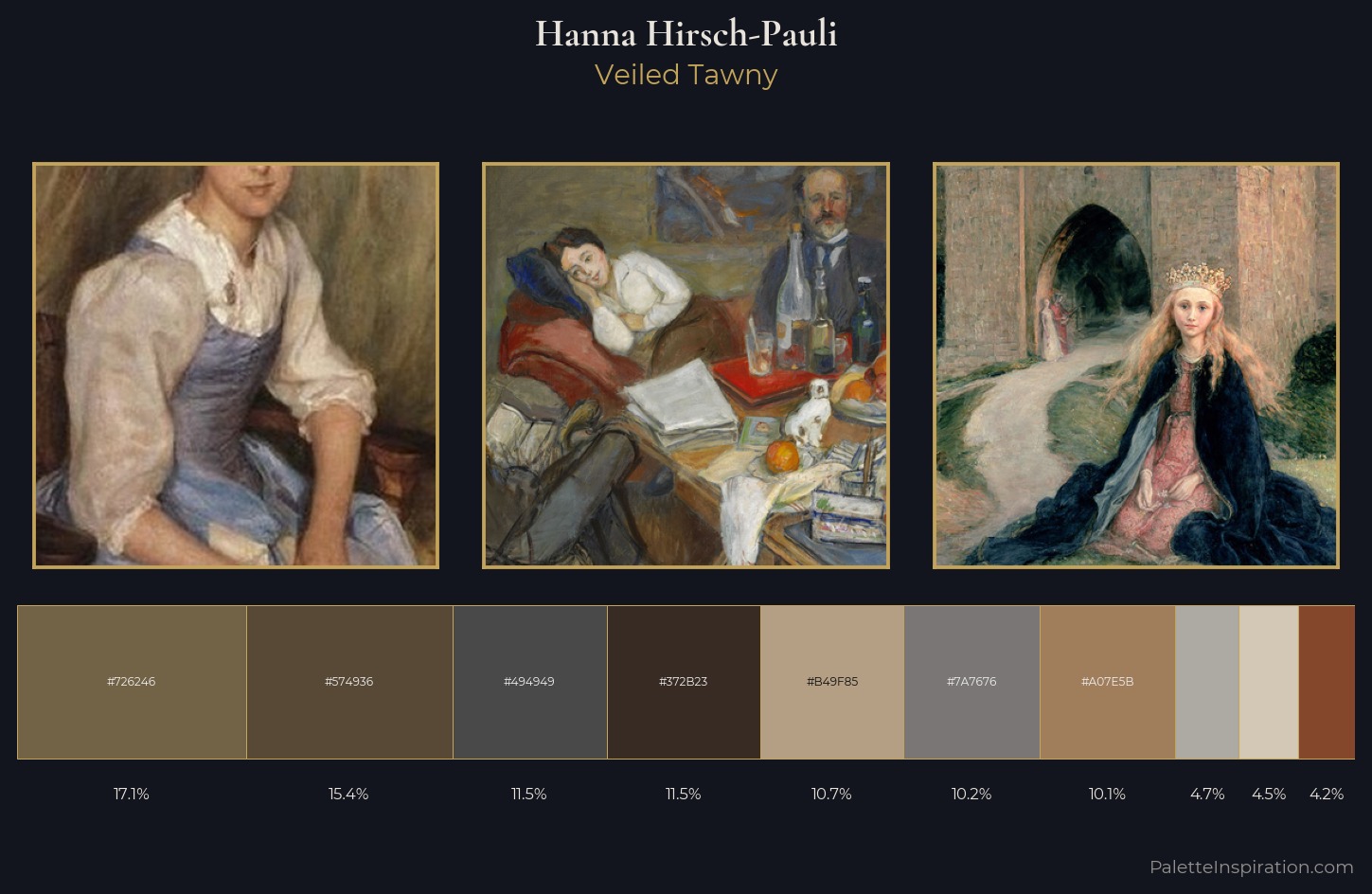 Hanna Hirsch-Pauli Palette 3 — Veiled Tawny