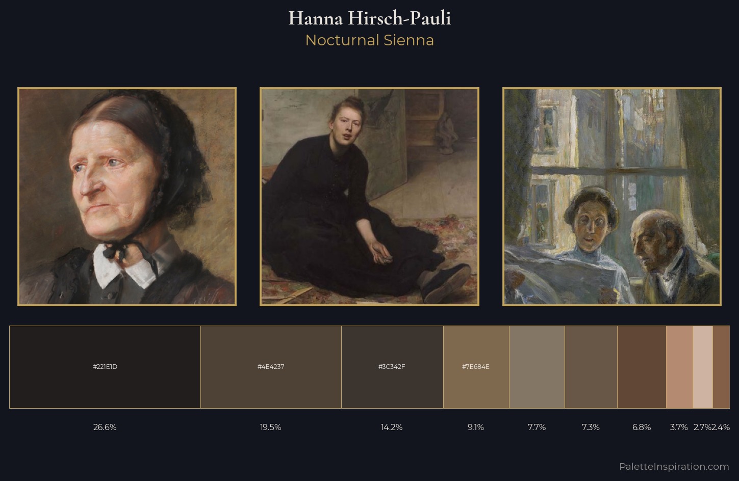 Hanna Hirsch-Pauli Palette 4 — Nocturnal Sienna