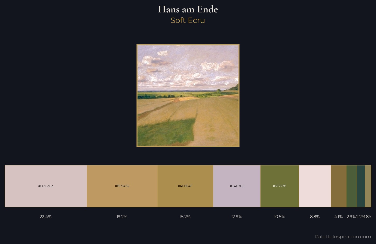 Hans am Ende Palette 1 — Soft Ecru